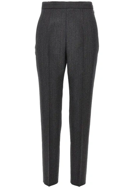 Pantaloni Pinstriped wool tailored pants