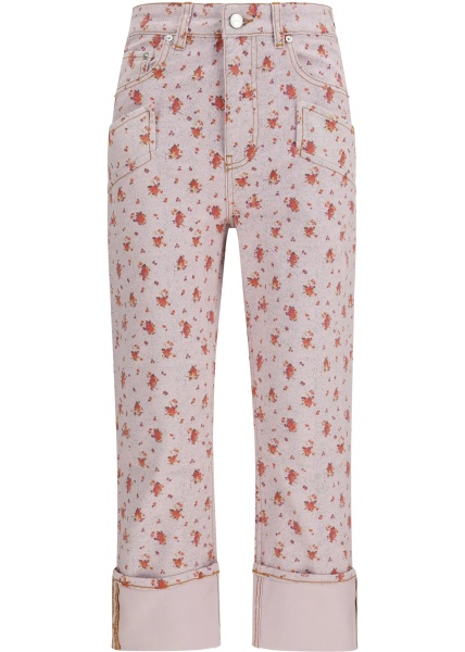Pantaloni Printed Capri Pants