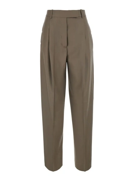 Pantaloni ROHE maro din lana