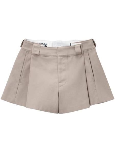 Pantaloni scurti Alexander Wang neutri din polyester si bumbac