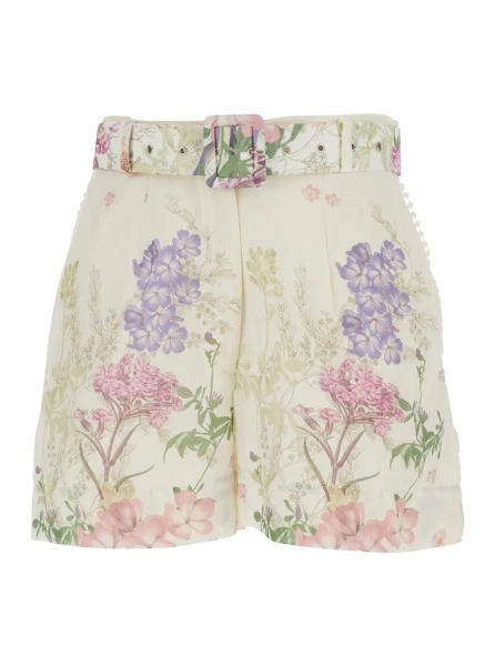 Pantaloni scurti CHARO RUIZ multicolori din bumbac