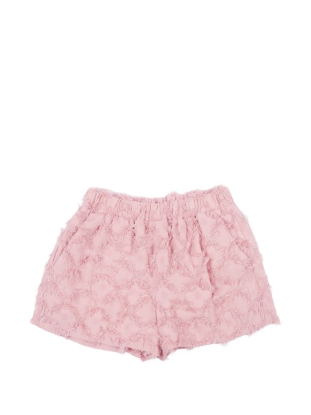 Pantaloni scurti Dou-Uod roz din polyester
