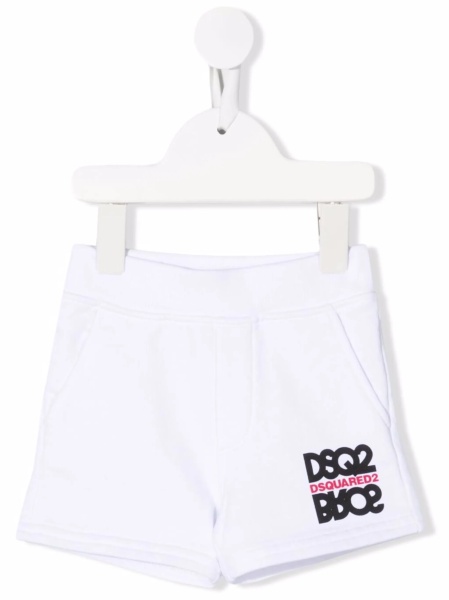 Pantaloni scurti DSQUARED2 albi
