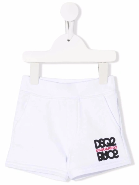 Pantaloni scurti DSQUARED2 albi
