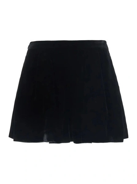 Pantaloni scurti Emporio Armani negri din vascoza