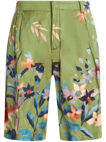 Pantaloni scurti ETRO verzi