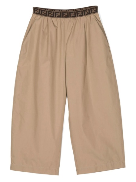 Pantaloni scurti Fendi maro