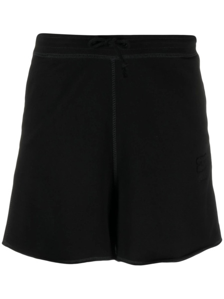 Pantaloni scurti Ganni negri