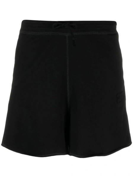 Pantaloni scurti Ganni negri