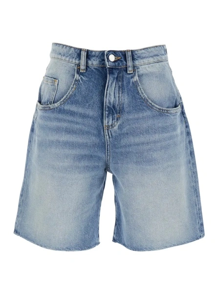 Pantaloni scurti Icon Denim albastri din denim