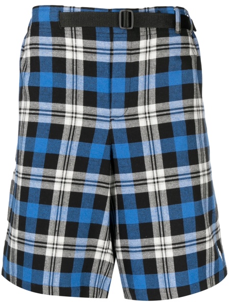 Pantaloni scurti Marcelo Burlon albastri din polyester si bumbac