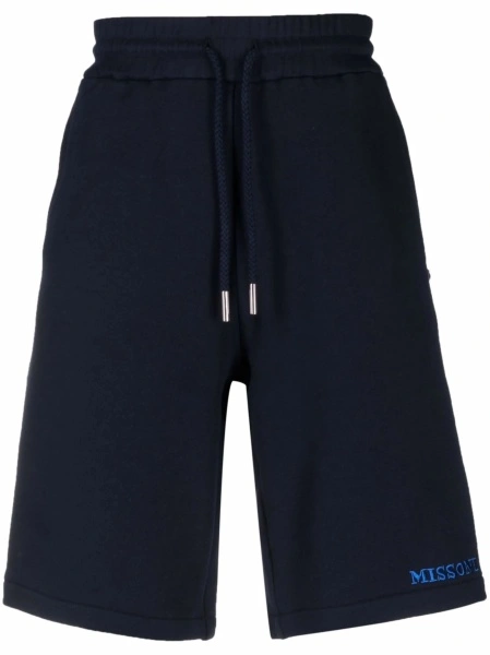 Pantaloni scurti MISSONI BEACHWEAR albastri