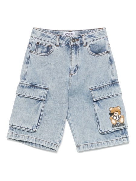 Pantaloni scurti Moschino albastri