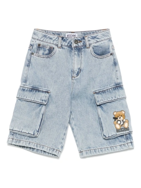 Pantaloni scurti Moschino albastri