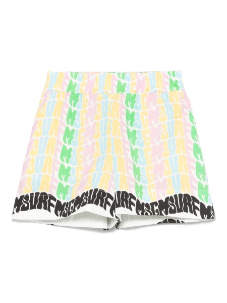 Pantaloni scurti MSGM albi