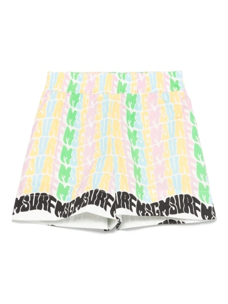 Pantaloni scurti MSGM albi