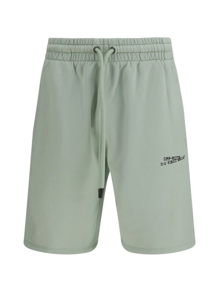 Pantaloni scurti Off-White verzi