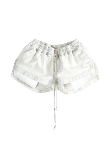 Pantaloni scurti Rick Owens albi