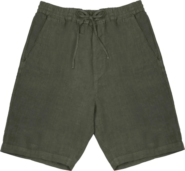 Pantaloni Shorts In Lino