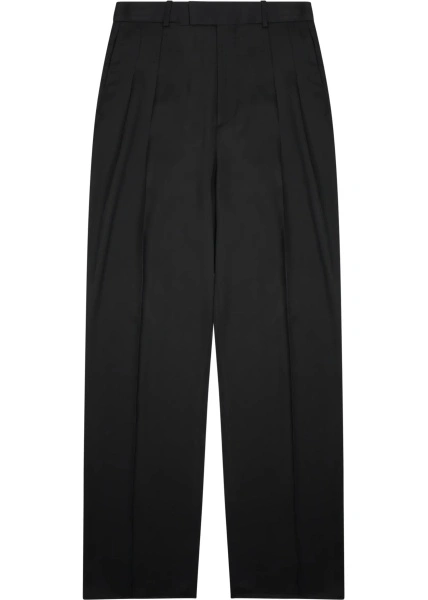 Pantaloni Silk Blend Tailored Pants