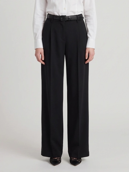 Pantaloni Straight Leg Canvas Trousers