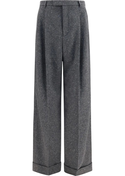 Pantaloni Tailored wool and silk-blend Pants