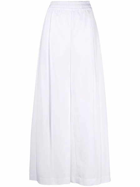 Pantaloni talie inalta Aspesi albi