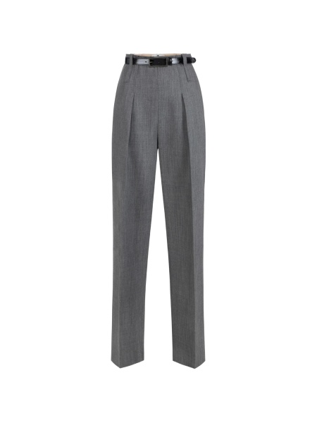 Pantaloni talie inalta Elisabetta Franchi gri
