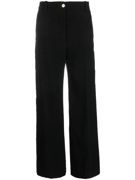 Pantaloni talie inalta Patou negri