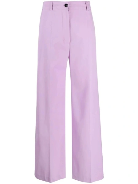 Pantaloni talie inalta Patou violet