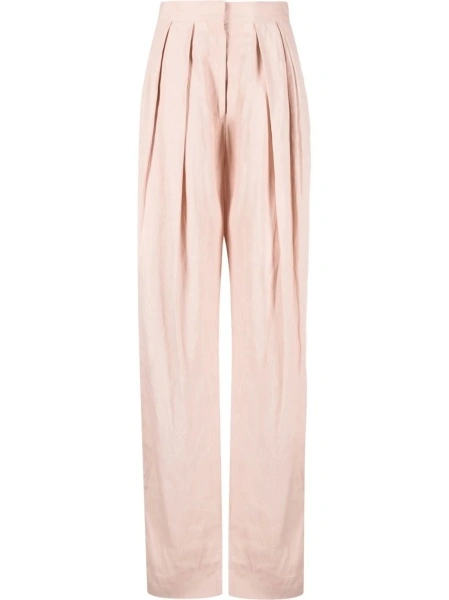 Pantaloni talie inalta Stella McCartney roz
