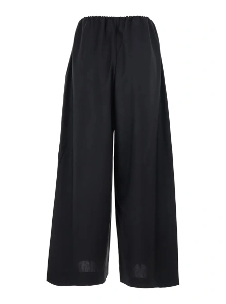 Pantaloni TOTEME negri din lana