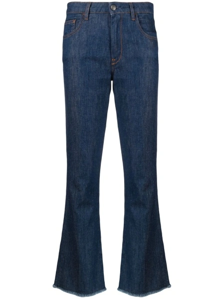 Pantaloni trei sferturi Fay albastri