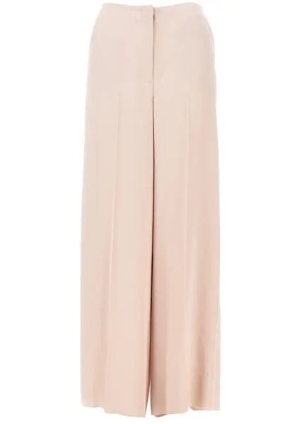 Pantaloni Wide leg satin pants