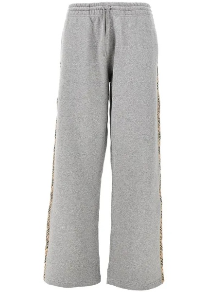 Pantaloni Wide leg sweatpants with Check details