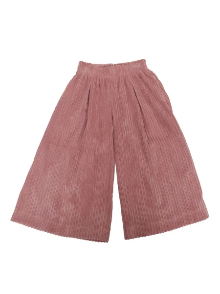 Pantaloni WIDE LEG VELVET PANTS