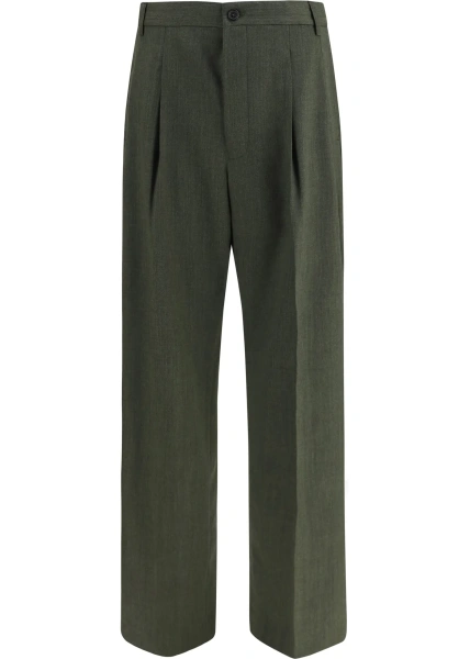 Pantaloni Wide-leg wool Pants