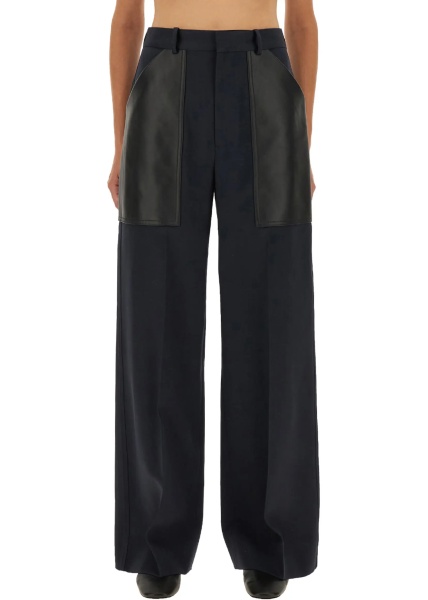 Pantaloni Wool And Cotton Pants