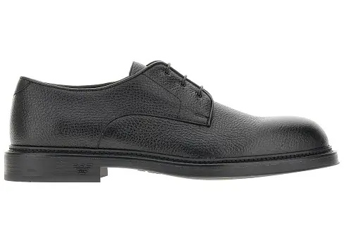 Pantofi Grained leather Derby shoes