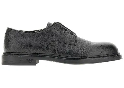 Pantofi Grained leather Derby shoes
