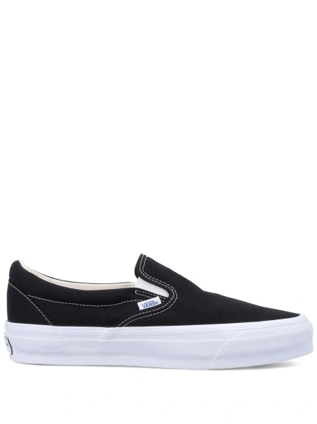 Pantofi slip-on Vans Slip On negri din material textil