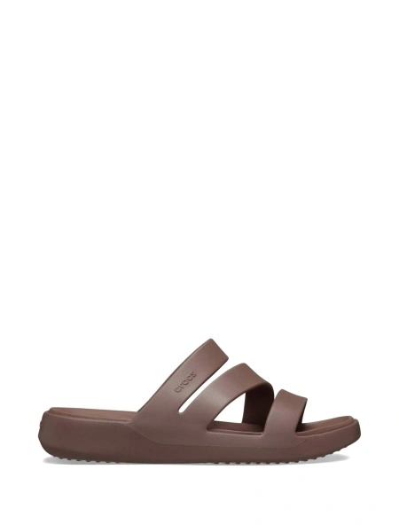 Papuci Crocs maro din termoplastic