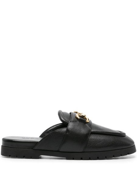 Papuci Gucci Horsebit negri din piele