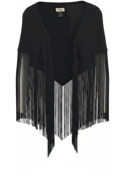 Poncho Cape with fringe details