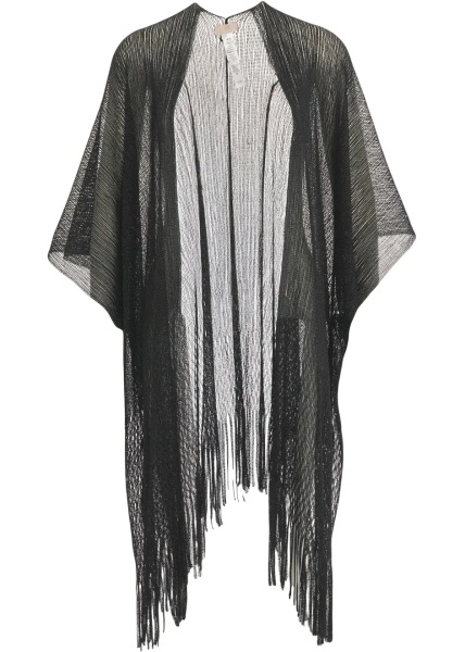 Poncho Poncho with fringes