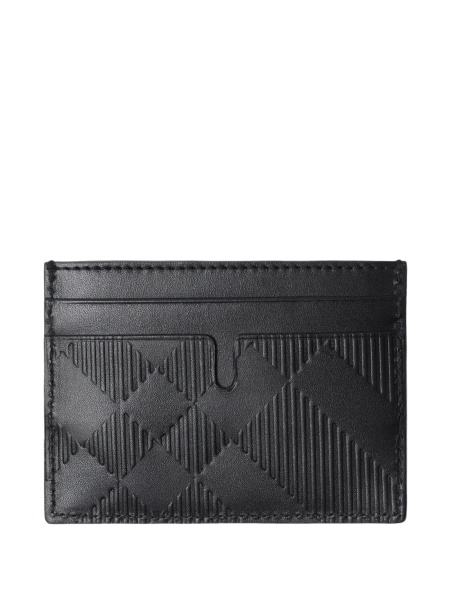 Portofel Burberry negru din piele