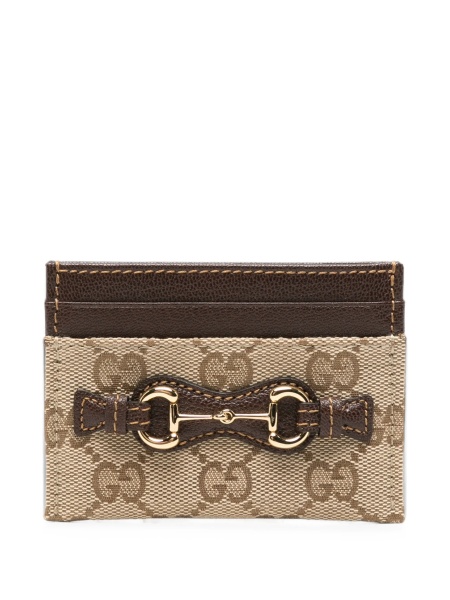 Portofel Gucci neutru din material textil si piele