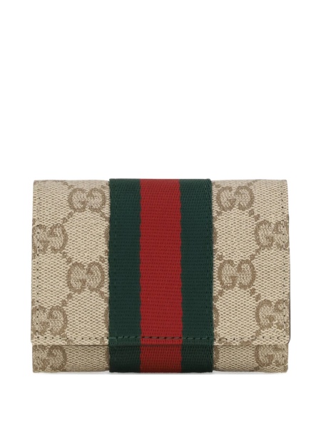 Portofel Gucci neutru din poliuretan si material textil