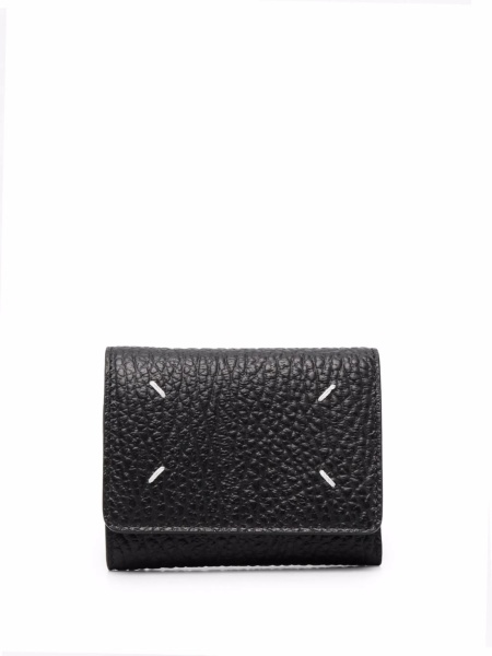 Portofel Maison Margiela negru din piele
