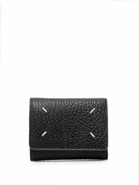 Portofel Maison Margiela negru din piele